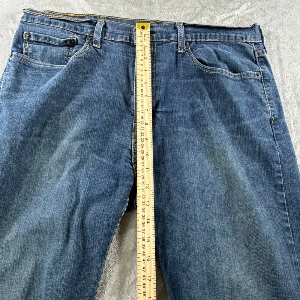 Levis 502 Regular Tapered Jeans Mens 38x38 Blue Denim 59684-0003